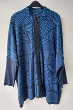 BLAUWE HES of VEST, Ophalen of Verzenden, Zo goed als nieuw, Maat 42/44 (L), Blauw