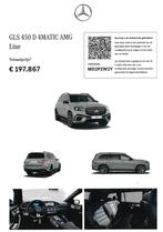 Mercedes-Benz GLS GLS 450 d 4MATIC AMG Line | Compleet | 23, 12 maanden, Gebruikt, Zwart, 368 pk
