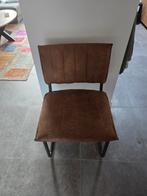 Leenbakker eetkamer stoel 8x, Huis en Inrichting, Stoelen, Ophalen, Kunststof, Gebruikt, Grijs