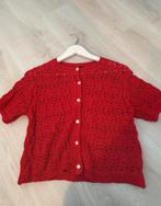 Zara Gebreid Vestje Rood - Maat S, Verzenden, Zo goed als nieuw, Maat 36 (S), Rood