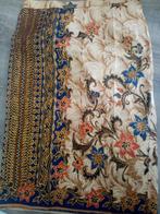Java Batik sarong Indonesië multi kleuren gouden print, Nieuw, 30 tot 120 cm, 30 tot 200 cm, Ophalen of Verzenden