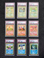 Pokémon SHADOWLESS Complete Starter Set PSA 7 Near Mint TCG, Hobby en Vrije tijd, Verzamelkaartspellen | Pokémon, Foil, Ophalen of Verzenden
