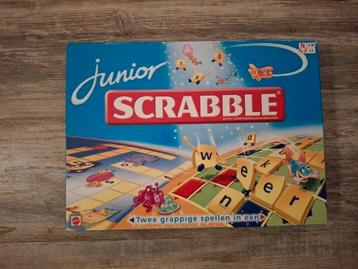 Junior Scrabble 2 in 1 Mattel spellen beschikbaar voor biedingen