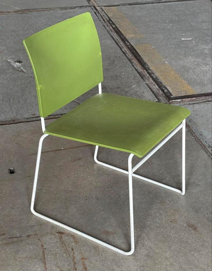 Eromes / Marko stapelsoelen, Huis en Inrichting, Stoelen, Gebruikt, Vijf, Zes of meer stoelen, Bruin, Ophalen