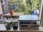 Kweek kastje, Ophalen, Glas, Zo goed als nieuw, Aluminium