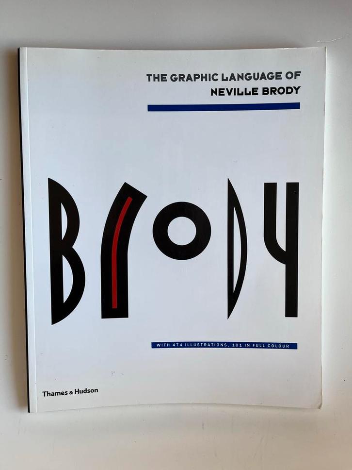 The Graphic Language of Neville Brody - Design Klassieker, Boeken, Kunst en Cultuur | Fotografie en Design, Zo goed als nieuw