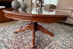 Antieke Salon tafel wortelnoten, Huis en Inrichting, Ophalen, Gebruikt, Klassiek, Rond