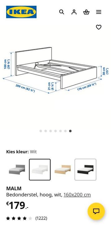 IKEA Malm bed 160x200 - afbeelding 3