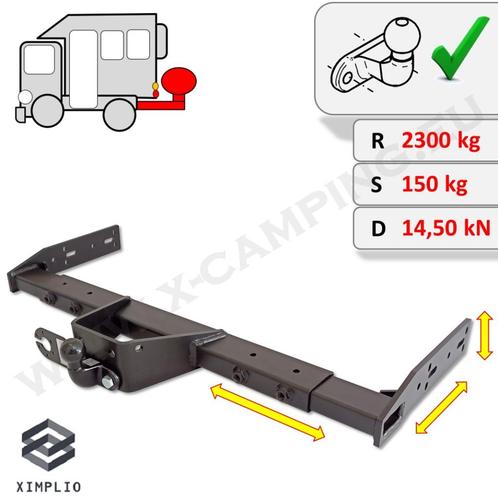 Trekhaak voor camper voor Carado Dethleffs Eura, Auto-onderdelen, Trekhaken, Nieuw, Verzenden