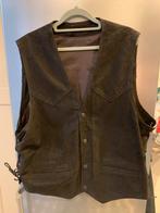 Suede leren vest western biker. Met binnenzak !, Ophalen of Verzenden