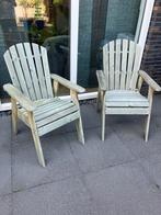 Houten tuinstoelen, Tuin en Terras, Ophalen, Gebruikt, Hout