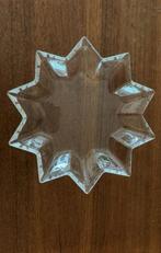 Stervormige glazen schaal, Schaal, Ophalen of Verzenden, Overige vormen, Glas