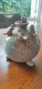 Vaasje met vogeltjes, Huis en Inrichting, Woonaccessoires | Vazen, Ophalen of Verzenden, Zo goed als nieuw, Overige kleuren, Minder dan 50 cm