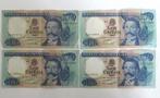 Portugal 100 Escudos 1978 vier bankbiljetten., Ophalen of Verzenden, Overige landen