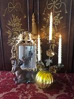 Heksenbal Goudgeel  bol  - oa  decoratie Kerst, Antiek en Kunst, Ophalen of Verzenden