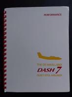 Performance boek van de De Havilland Dash 7 (N167), Verzamelen, Luchtvaart en Vliegtuigspotten, Ophalen of Verzenden, Gebruikt