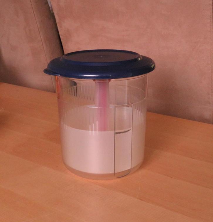 Tupperware Zuurpot / Augurkenpot, Huis en Inrichting, Keuken | Tupperware, Zo goed als nieuw, Bus of Trommel, Blauw, Ophalen