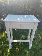 Vintage wit tafeltje met lade, Ophalen