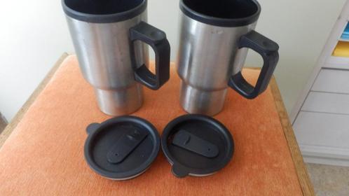 2 warmhoudbekers, Caravans en Kamperen, Kampeeraccessoires, Gebruikt, Ophalen of Verzenden