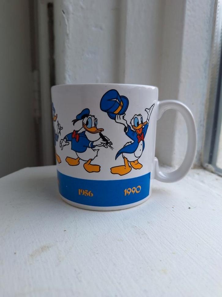 Disney Donald Duck vintage mok applause 90s, Verzamelen, Disney, Zo goed als nieuw, Servies, Donald Duck, Ophalen of Verzenden