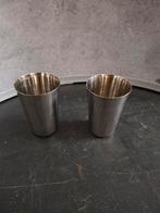 RVS Maatbekers - 11x7cm, Gebruikt, Ophalen of Verzenden, Rvs of Chroom, Vaatwasserbestendig