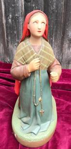 uniek heilige beeld van de heilige Bernadette Soubirous., Antiek en Kunst, Antiek | Religie, Ophalen