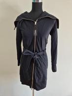J482 - Donkerblauwe Marc Cain jurk maat 2 = S (1), Kleding | Dames, Jurken, Maat 38/40 (M), Blauw, Ophalen of Verzenden, Zo goed als nieuw