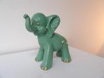 Art Deco Franse Olifant zeegroen, Ophalen of Verzenden