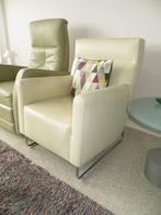 Leolux Rooby Leren Fauteuil, Ophalen, Gebruikt, 50 tot 75 cm, Leer