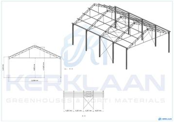 Complete staalconstructie 218 m² | 12.80m x 17.00m beschikbaar voor biedingen