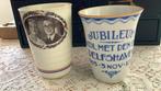 2 oude bekers, Verzenden, Zo goed als nieuw, Servies