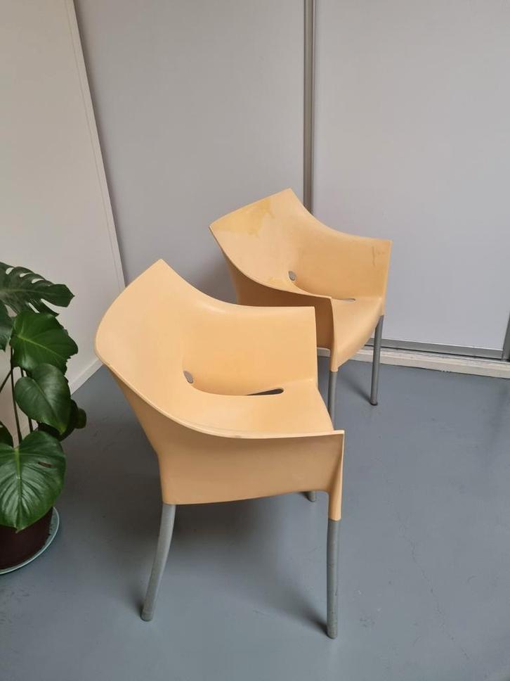 Kartell Dr. No. Phillip Starck, Design tuinstoelen (4 stuks), Tuin en Terras, Tuinstoelen, Gebruikt, Kunststof, Stapelbaar, Ophalen