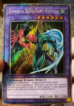 Yu-Gi-Oh! Elemental HERO Flame Wingman RA03 1st !, Hobby en Vrije tijd, Verzamelkaartspellen | Yu-gi-Oh!, Ophalen of Verzenden