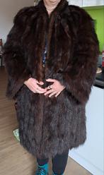 Echte dikke bontjas, Kleding | Dames, Jassen | Winter, Ophalen of Verzenden, Zo goed als nieuw, Maat 42/44 (L), Bruin