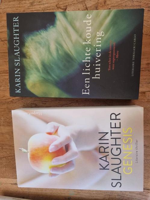 Karin Slaughter - Genesis en Een lichte koude huivering, Boeken, Thrillers, Zo goed als nieuw, Nederland, Ophalen
