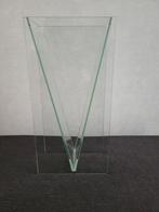 Glazen Vaas, stijlvol modern design., Huis en Inrichting, Woonaccessoires | Vazen, Ophalen, Gebruikt, Overige kleuren, Glas