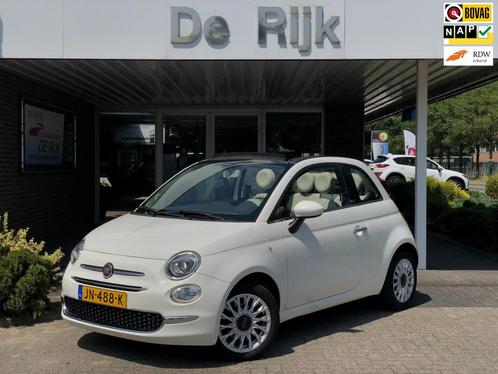Fiat 500 C 1.2 Lounge Cabrio | Hald leder, Airco, El. Ramen,, Auto's, Fiat, Bedrijf, Te koop, 500C, ABS, Airbags, Airconditioning