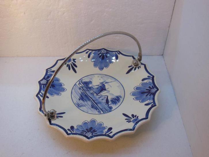 VINTAGE - BONBONSCHAALTJE =  DELFTSBLAUW, Antiek en Kunst, Antiek | Glas en Kristal, Ophalen of Verzenden