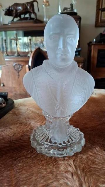  Paus Pius IX. Baccarat kristal eind 19de eeuw.  beschikbaar voor biedingen