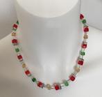 Exclusieve design ketting/collier met kristal, Sieraden, Tassen en Uiterlijk, Met kristal, Verzenden, Nieuw, Steen of Mineraal