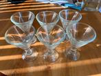 6 Sorbet Glazen, Huis en Inrichting, Keuken | Servies, Ophalen, Glas of Glazen, Effen, Glas