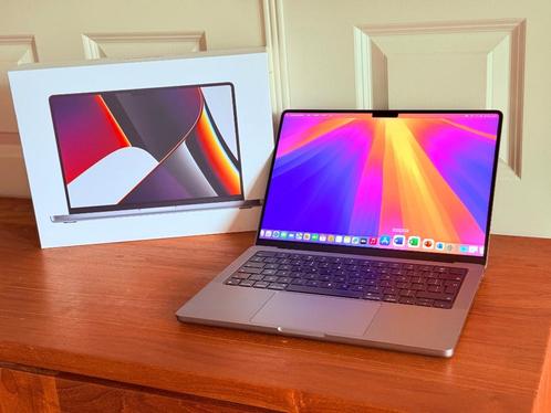 MacBook Pro 14" M1 Chip 16GB 512GB SSD Z.G.A.N + EXTRA, Computers en Software, Apple Macbooks, Zo goed als nieuw, MacBook Pro