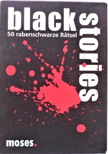 BLACK STORIES - taal : Duits - 50 gitzwarte raadsels . . .