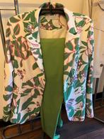 Compleet outfit slechts 1 x gedragen merk TQ Amsterdam  Trav, Maat 38/40 (M), Kostuum of Pak, Zo goed als nieuw, Groen