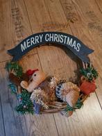 Kerstkrans met eland merry christmas, Ophalen of Verzenden, Zo goed als nieuw