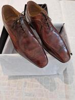 Heyraud. Lederen Italiaanse herenschoenen maat 42. Nieuw., Heyraud, Bruin, Nieuw, Ophalen of Verzenden