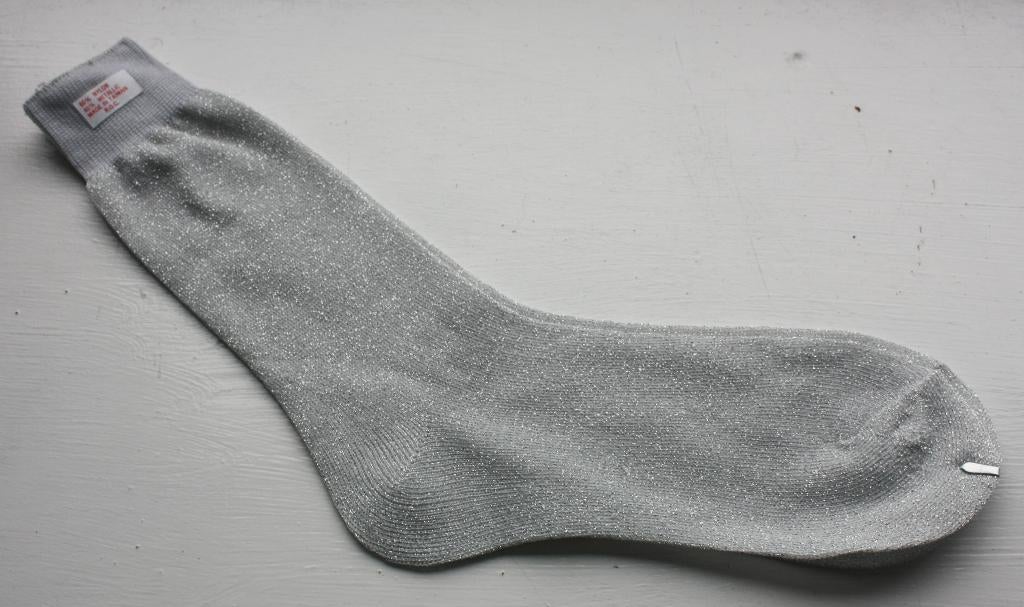 Nieuwe sokken zilver metalic mt 38-39 Bonnie Doon, Sokken en Kniesokken, Nieuw, Ophalen of Verzenden, Maat 39 t/m 42