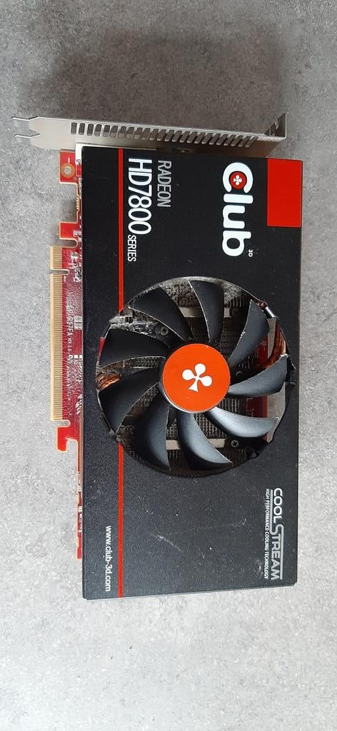 Club3D Radeon HD 7800 Series Videokaart, Computers en Software, Videokaarten, Gebruikt, AMD, PCI-Express 3.0, GDDR5, HDMI, DisplayPort