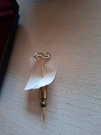 NS. Vintage Blauw-Gouden Reversspeld, Gebruikt, Blauw, Minder dan 4 cm, Ophalen of Verzenden