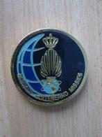 Marechaussee (KMAR): Coin Brigade Buitenland Missies, Ophalen of Verzenden, Marechaussee, Nederland, Lintje, Medaille of Wings